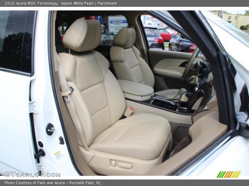 Aspen White Pearl / Parchment 2010 Acura MDX Technology