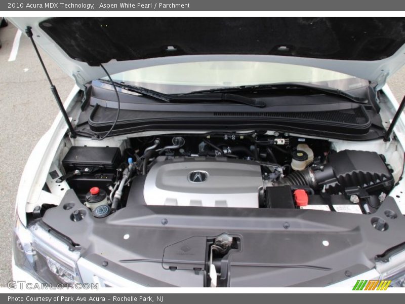 Aspen White Pearl / Parchment 2010 Acura MDX Technology