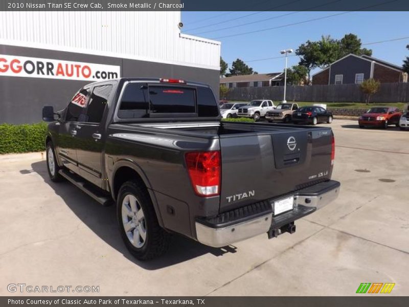 Smoke Metallic / Charcoal 2010 Nissan Titan SE Crew Cab