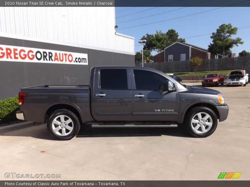 Smoke Metallic / Charcoal 2010 Nissan Titan SE Crew Cab