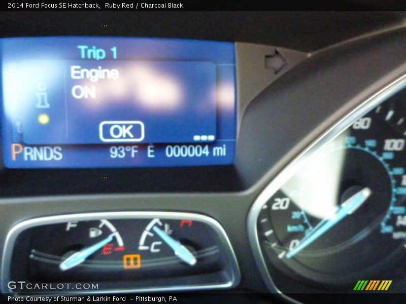 Ruby Red / Charcoal Black 2014 Ford Focus SE Hatchback