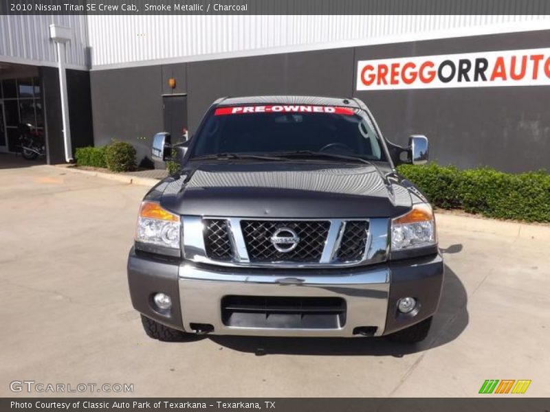 Smoke Metallic / Charcoal 2010 Nissan Titan SE Crew Cab