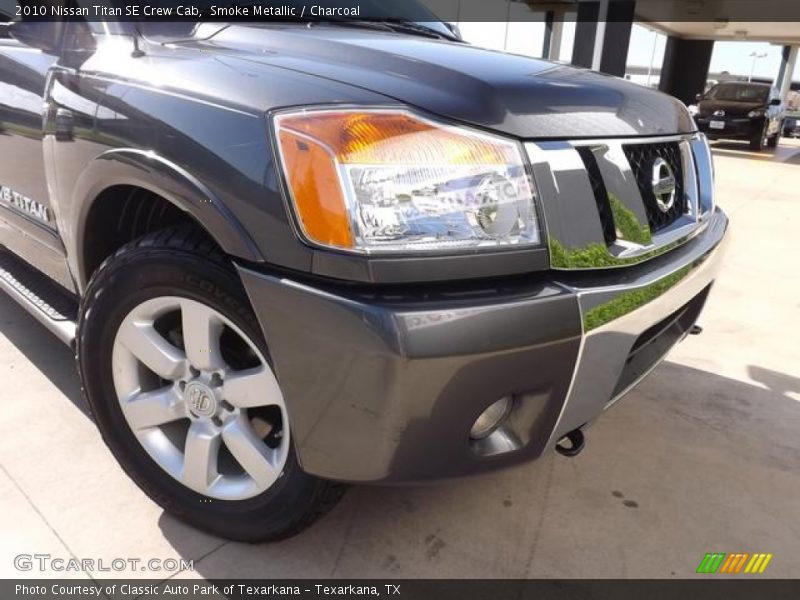 Smoke Metallic / Charcoal 2010 Nissan Titan SE Crew Cab