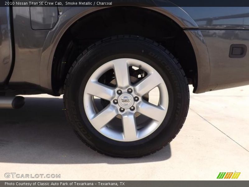 Smoke Metallic / Charcoal 2010 Nissan Titan SE Crew Cab