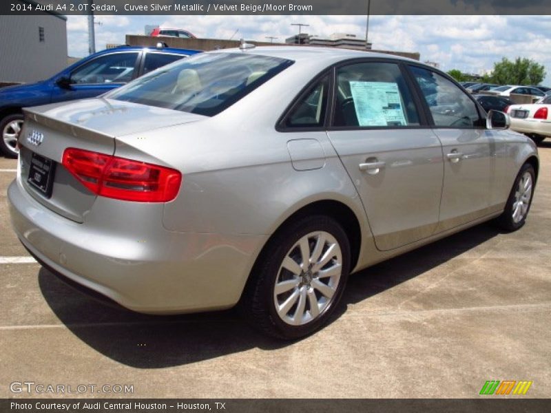 Cuvee Silver Metallic / Velvet Beige/Moor Brown 2014 Audi A4 2.0T Sedan
