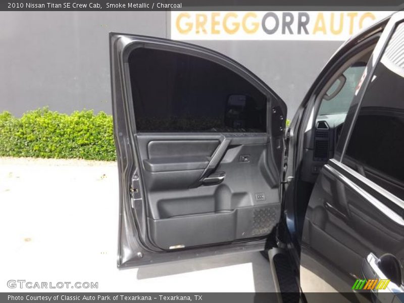 Smoke Metallic / Charcoal 2010 Nissan Titan SE Crew Cab