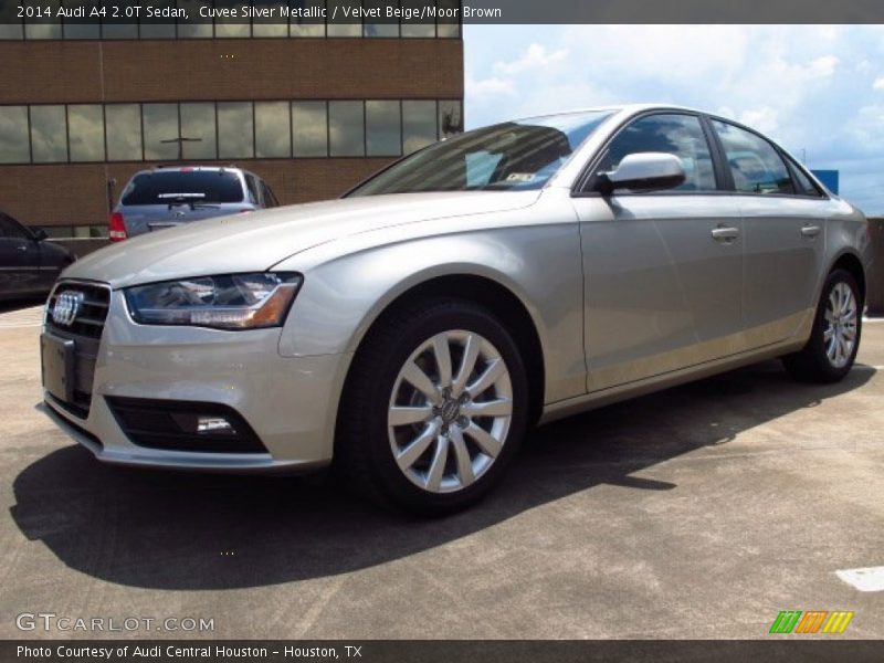 Cuvee Silver Metallic / Velvet Beige/Moor Brown 2014 Audi A4 2.0T Sedan