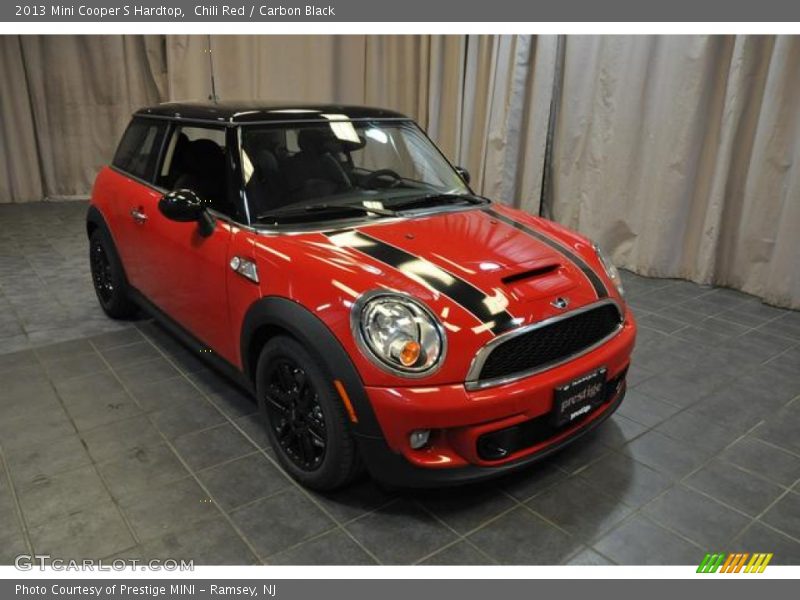 Chili Red / Carbon Black 2013 Mini Cooper S Hardtop