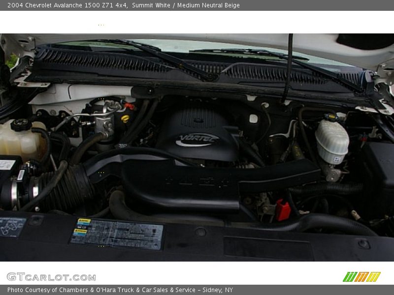Summit White / Medium Neutral Beige 2004 Chevrolet Avalanche 1500 Z71 4x4