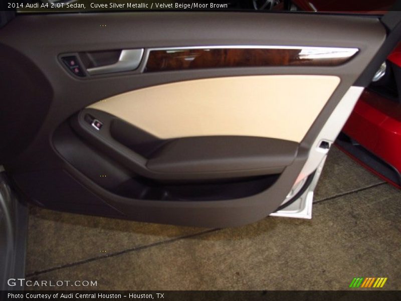 Cuvee Silver Metallic / Velvet Beige/Moor Brown 2014 Audi A4 2.0T Sedan