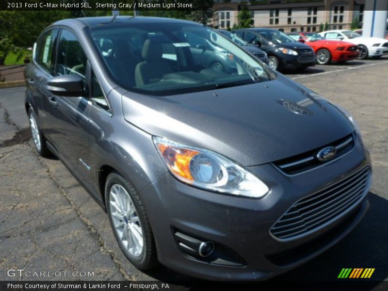Sterling Gray / Medium Light Stone 2013 Ford C-Max Hybrid SEL