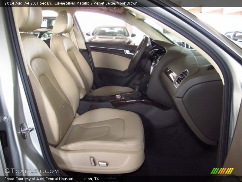 Cuvee Silver Metallic / Velvet Beige/Moor Brown 2014 Audi A4 2.0T Sedan