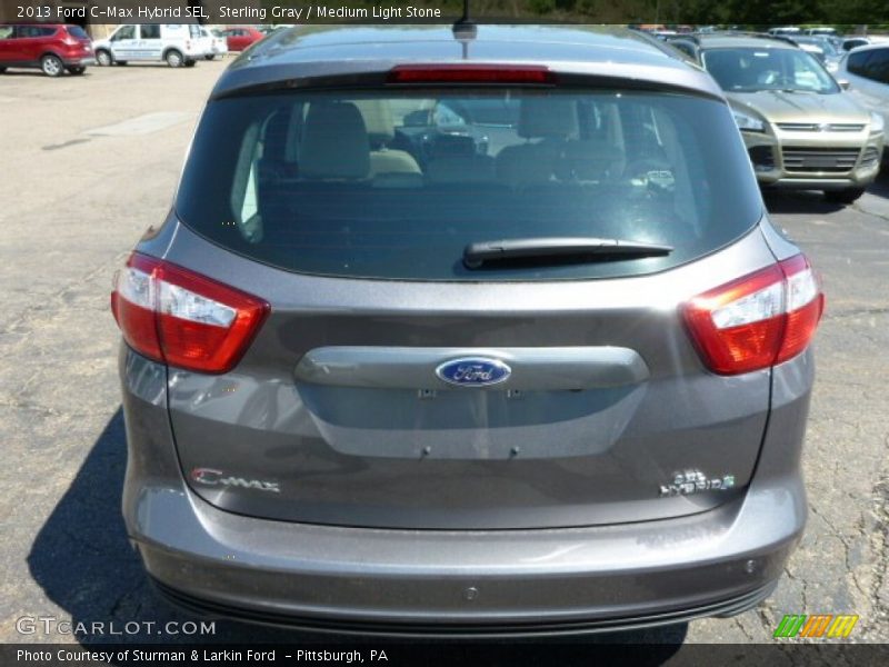 Sterling Gray / Medium Light Stone 2013 Ford C-Max Hybrid SEL