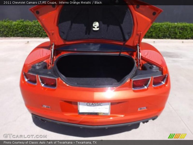Inferno Orange Metallic / Black 2011 Chevrolet Camaro LT/RS Coupe