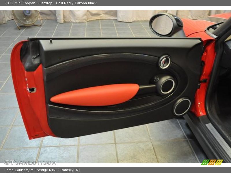 Chili Red / Carbon Black 2013 Mini Cooper S Hardtop