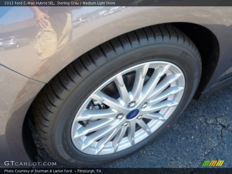Sterling Gray / Medium Light Stone 2013 Ford C-Max Hybrid SEL