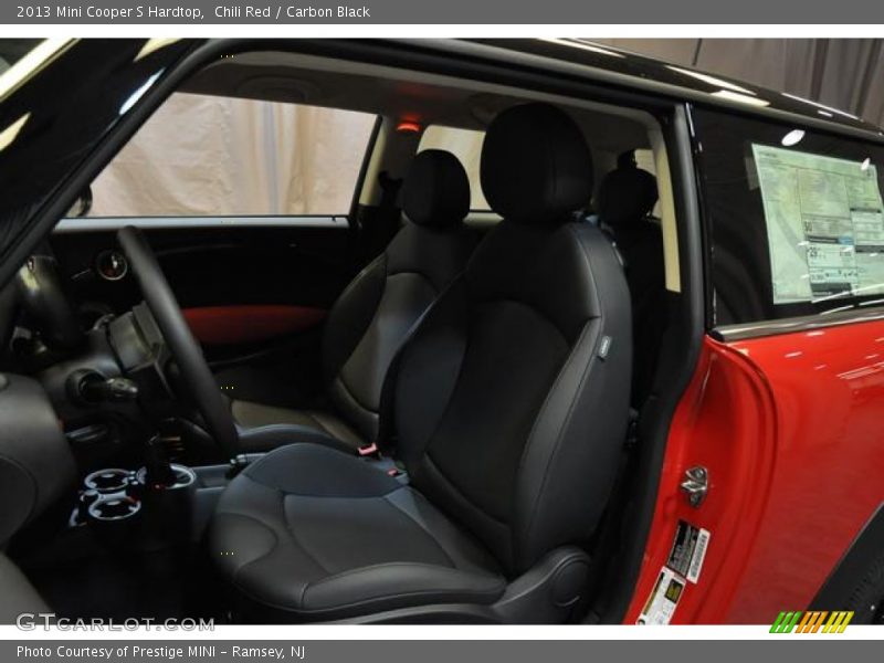 Chili Red / Carbon Black 2013 Mini Cooper S Hardtop