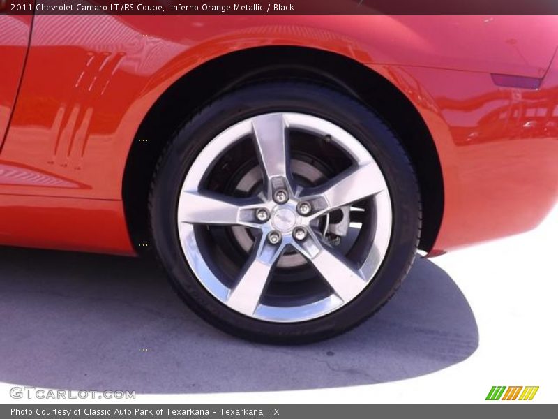 Inferno Orange Metallic / Black 2011 Chevrolet Camaro LT/RS Coupe