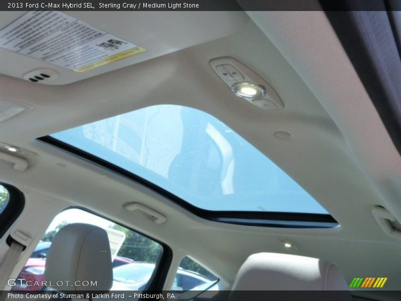 Sterling Gray / Medium Light Stone 2013 Ford C-Max Hybrid SEL