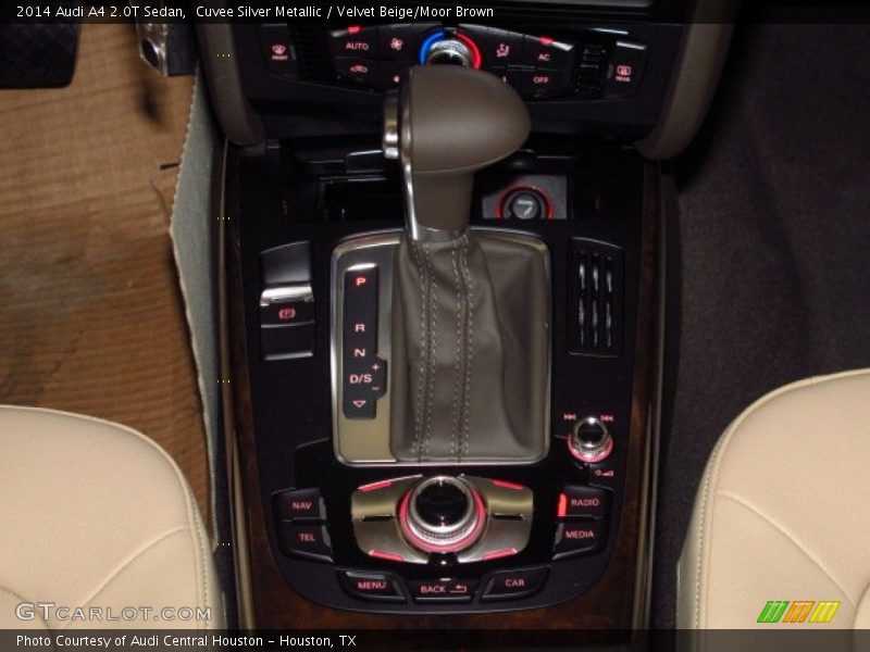 Cuvee Silver Metallic / Velvet Beige/Moor Brown 2014 Audi A4 2.0T Sedan