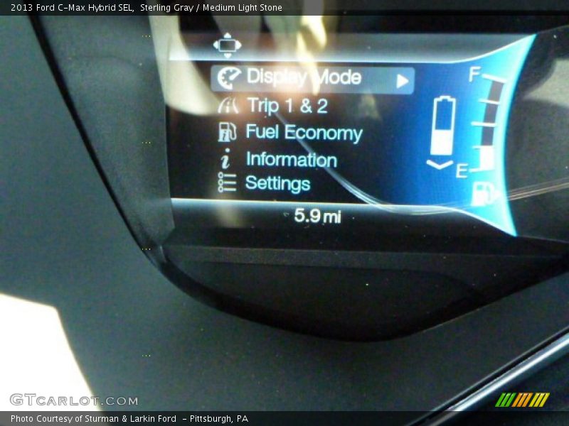 Sterling Gray / Medium Light Stone 2013 Ford C-Max Hybrid SEL