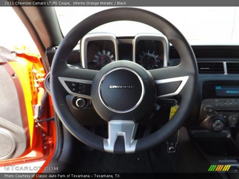 Inferno Orange Metallic / Black 2011 Chevrolet Camaro LT/RS Coupe