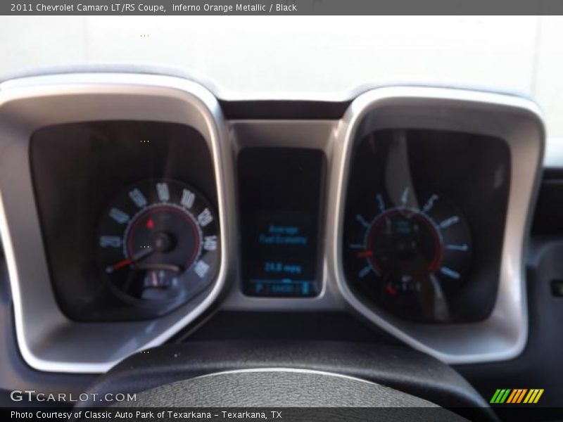 Inferno Orange Metallic / Black 2011 Chevrolet Camaro LT/RS Coupe
