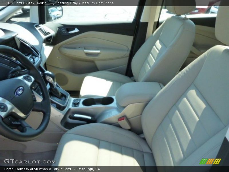 Sterling Gray / Medium Light Stone 2013 Ford C-Max Hybrid SEL