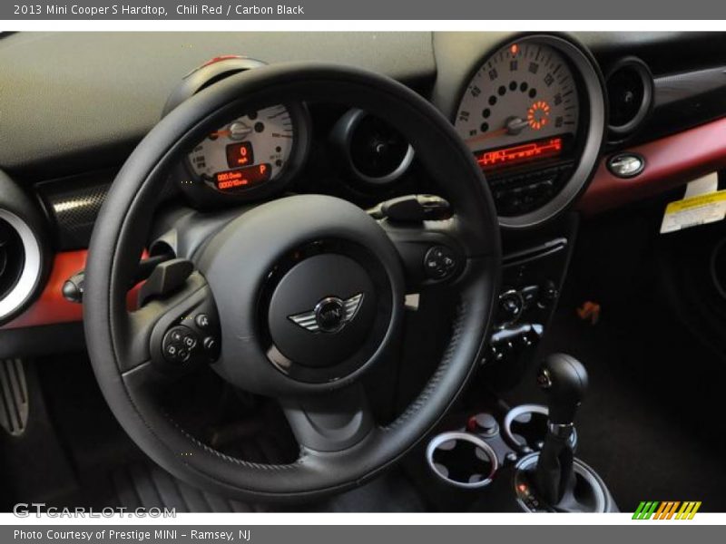 Chili Red / Carbon Black 2013 Mini Cooper S Hardtop