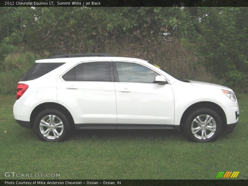 Summit White / Jet Black 2012 Chevrolet Equinox LT