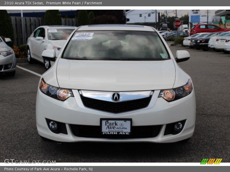Premium White Pearl / Parchment 2010 Acura TSX Sedan