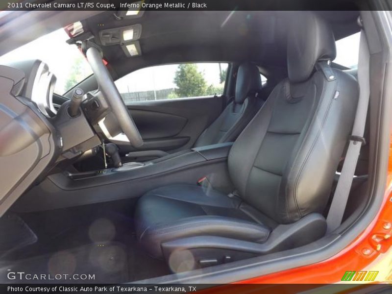Inferno Orange Metallic / Black 2011 Chevrolet Camaro LT/RS Coupe