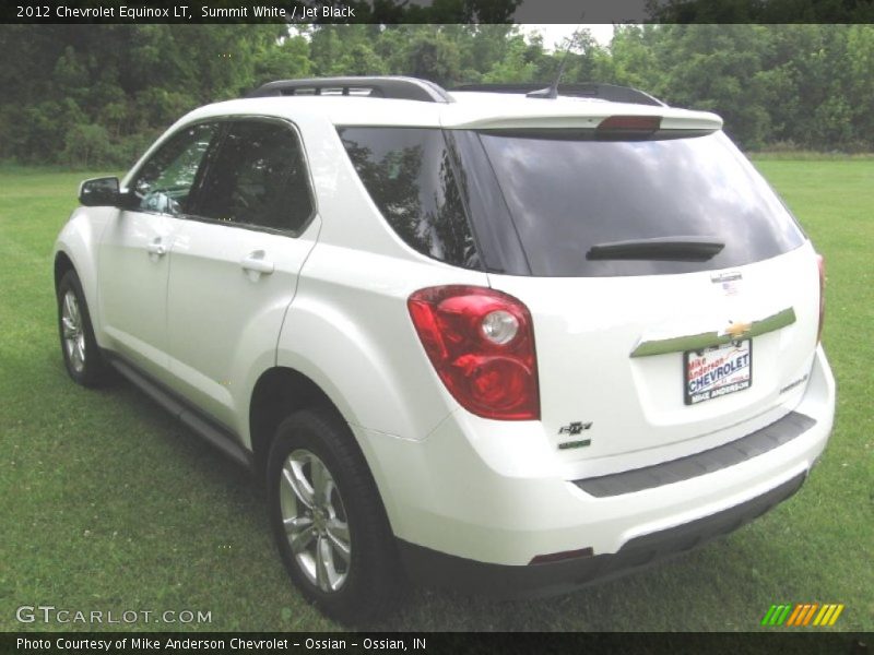 Summit White / Jet Black 2012 Chevrolet Equinox LT