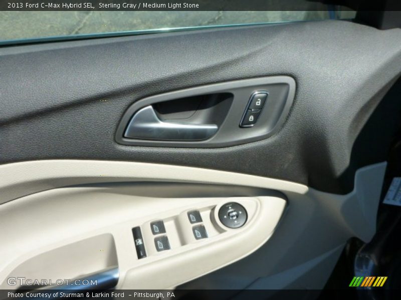 Sterling Gray / Medium Light Stone 2013 Ford C-Max Hybrid SEL