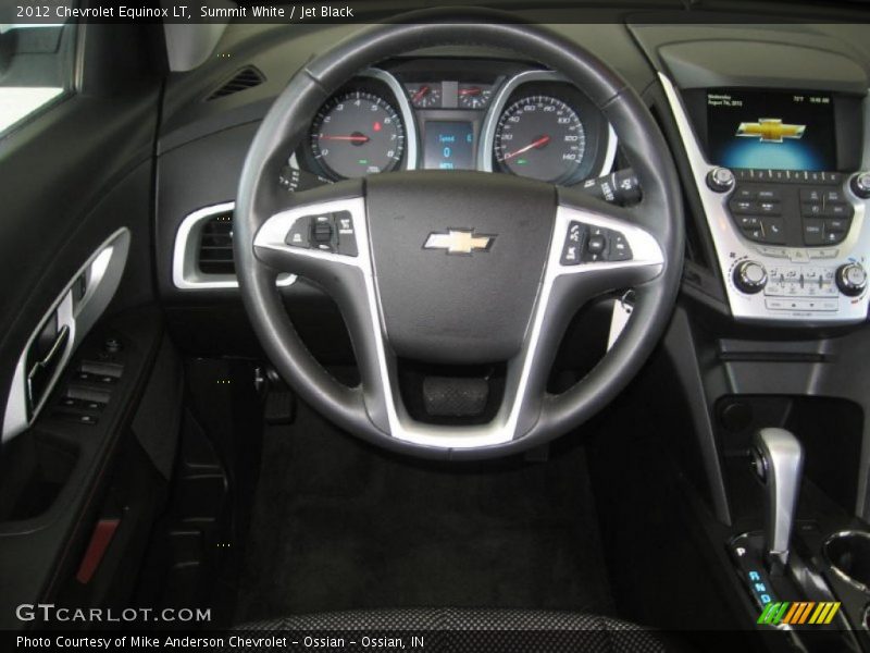 Summit White / Jet Black 2012 Chevrolet Equinox LT