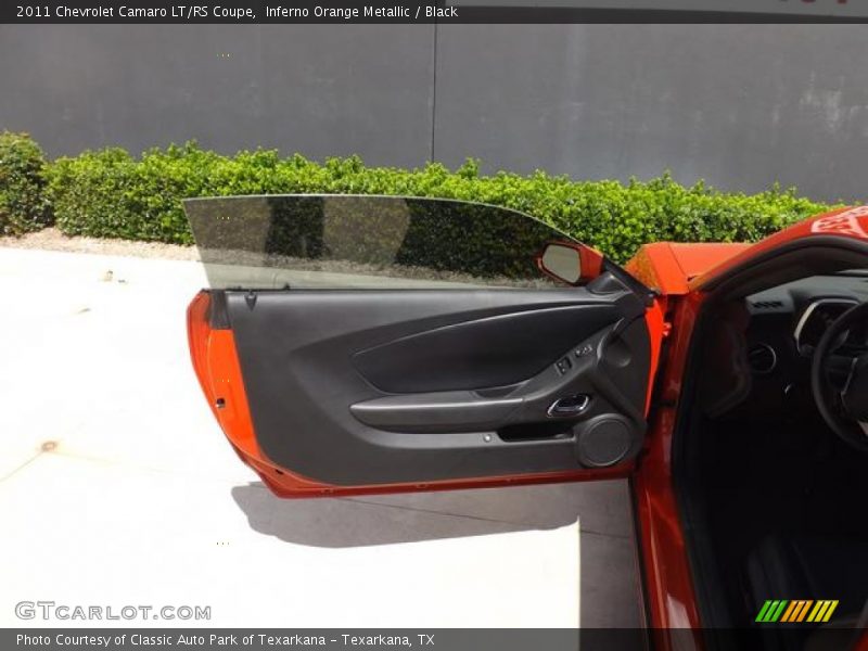 Inferno Orange Metallic / Black 2011 Chevrolet Camaro LT/RS Coupe