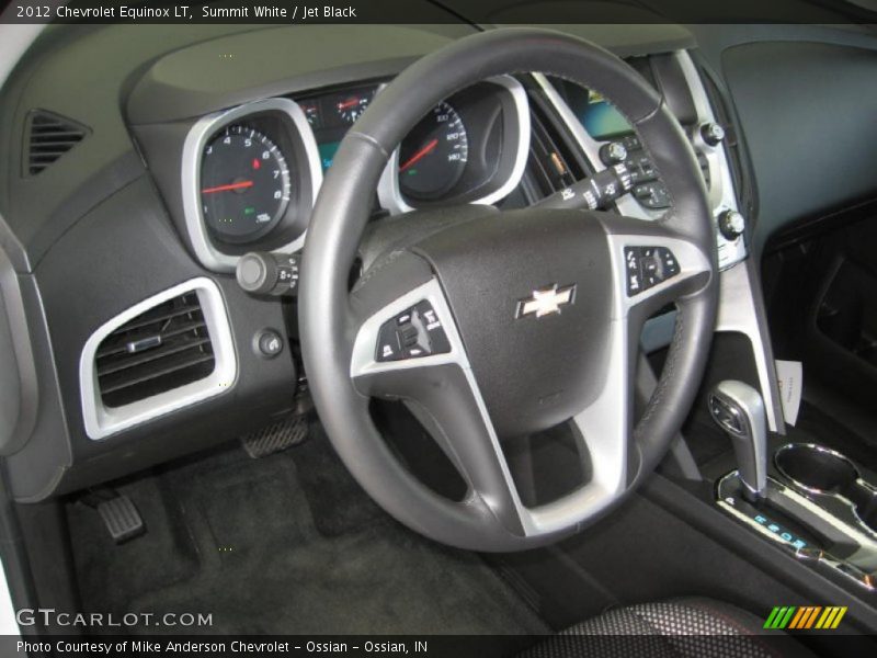 Summit White / Jet Black 2012 Chevrolet Equinox LT