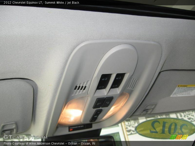 Summit White / Jet Black 2012 Chevrolet Equinox LT