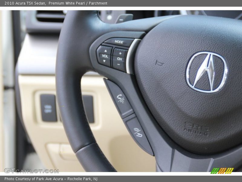 Premium White Pearl / Parchment 2010 Acura TSX Sedan