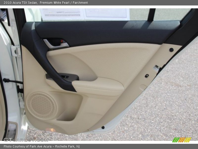 Premium White Pearl / Parchment 2010 Acura TSX Sedan