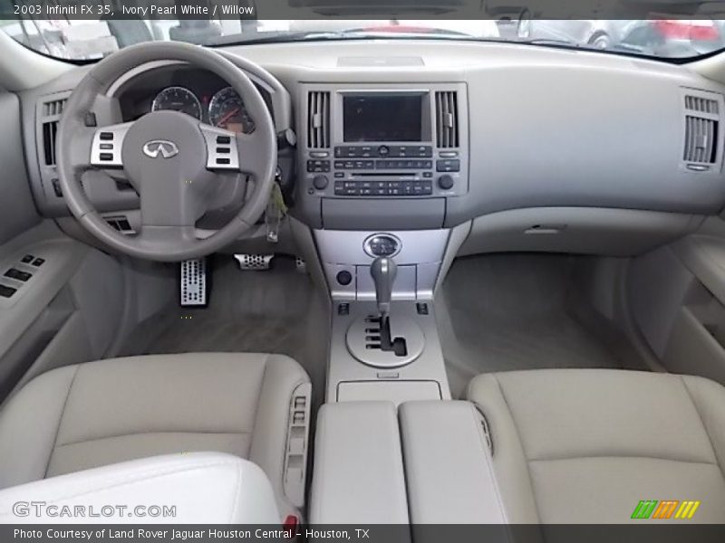 Ivory Pearl White / Willow 2003 Infiniti FX 35