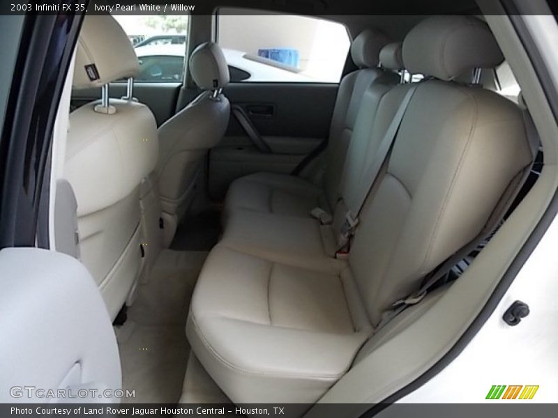 Ivory Pearl White / Willow 2003 Infiniti FX 35