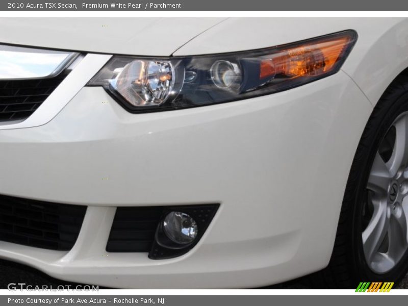 Premium White Pearl / Parchment 2010 Acura TSX Sedan