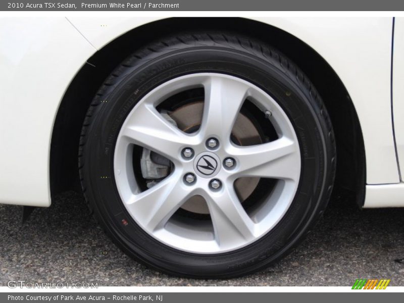 Premium White Pearl / Parchment 2010 Acura TSX Sedan