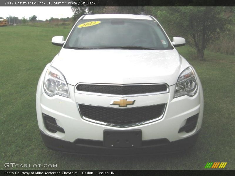 Summit White / Jet Black 2012 Chevrolet Equinox LT