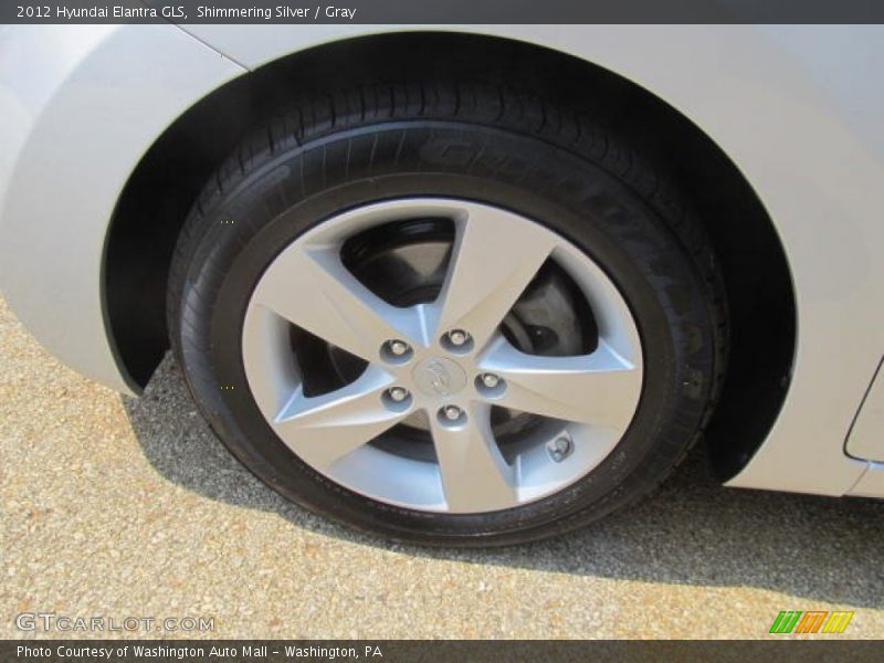 Shimmering Silver / Gray 2012 Hyundai Elantra GLS