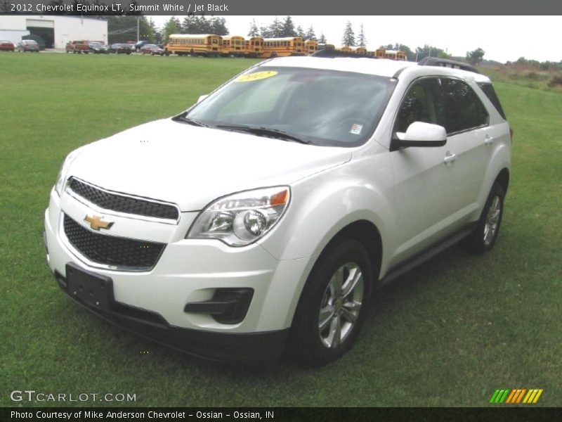 Summit White / Jet Black 2012 Chevrolet Equinox LT