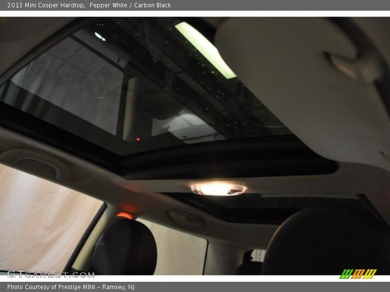 Pepper White / Carbon Black 2013 Mini Cooper Hardtop