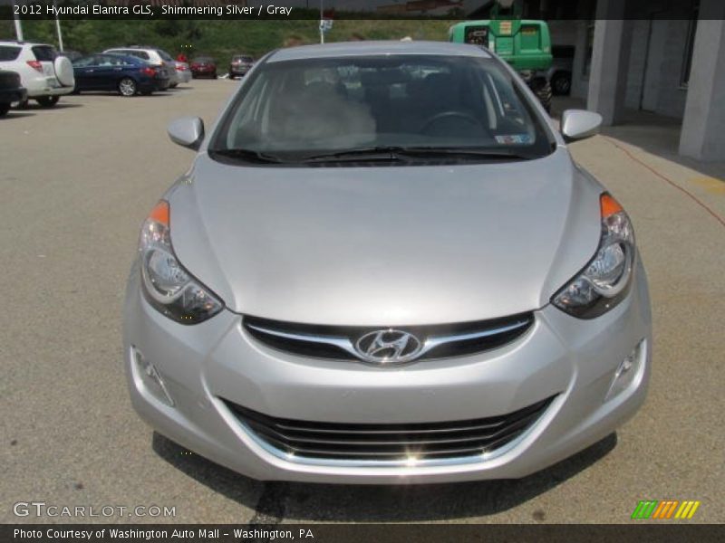 Shimmering Silver / Gray 2012 Hyundai Elantra GLS