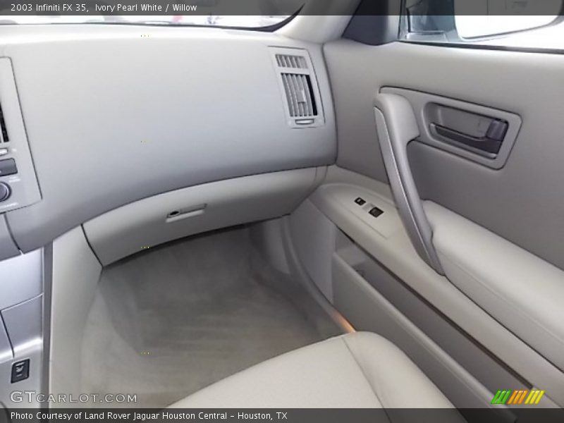 Ivory Pearl White / Willow 2003 Infiniti FX 35